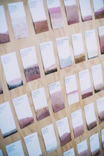 wedding photo - Diy Escort Cards Or Seating Chart Or Whatever You Call It.