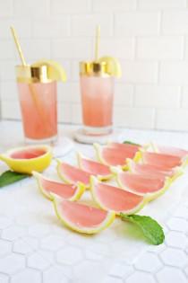wedding photo - Pink Lemonade Shots