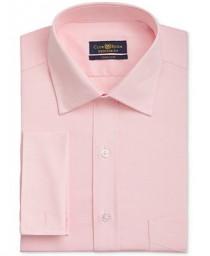 wedding photo - Club Room Club Room Men&#039;s Classic/Regular Fit Big & Tall Wrinkle Resistant Powder Pink French Cuff Dress Shirt, Only at Macy&#039;s