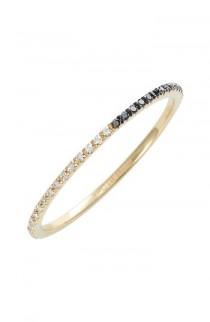 EF COLLECTION Two-Tone Diamond Eternity Ring wedding photo - EF COLLECTION Two-Tone Diamond Eternity Ring