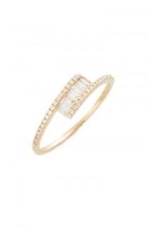 EF COLLECTION Diamond & Topaz Ring wedding photo - EF COLLECTION Diamond & Topaz Ring