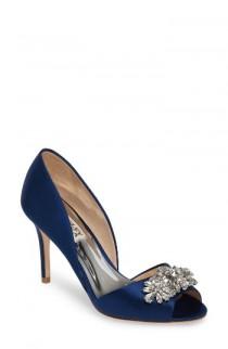 Badgley Mischka Kaden Embellished d'Orsay Pump (Women) wedding photo - Badgley Mischka Kaden Embellished d'Orsay Pump (Women)