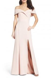 Xscape Portrait Collar Gown wedding photo - Xscape Portrait Collar Gown