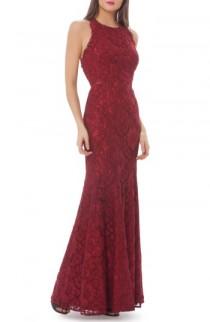 JS Collections Corded Floral Lace Mermaid Gown wedding photo - JS Collections Corded Floral Lace Mermaid Gown
