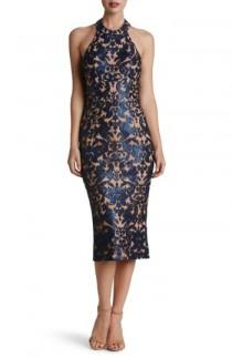 Dress the Population Cassie Sequin Midi Dress wedding photo - Dress the Population Cassie Sequin Midi Dress