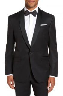 Ted Baker London Trim Fit Wool & Mohair Dinner Jacket wedding photo - Ted Baker London Trim Fit Wool & Mohair Dinner Jacket