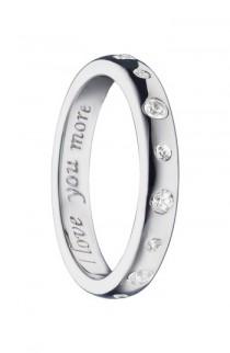 Monica Rich Kosann Love You More White Sapphire Ring wedding photo - Monica Rich Kosann Love You More White Sapphire Ring