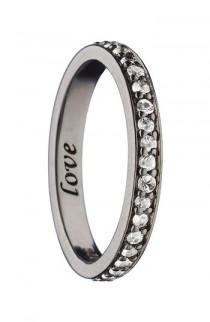 Monica Rich Kosann Love White Sapphire Ring wedding photo - Monica Rich Kosann Love White Sapphire Ring