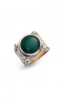 Konstantino Green Agate Ring wedding photo - Konstantino Green Agate Ring