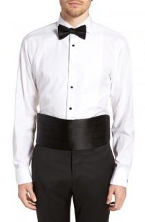 Nordstrom Men's Shop Silk Cummerbund & Pre-Tied Bow Tie Set wedding photo - Nordstrom Men's Shop Silk Cummerbund & Pre-Tied Bow Tie Set