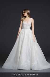 Lazaro Glitter Tulle Ballgown wedding photo - Lazaro Glitter Tulle Ballgown