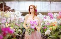 wedding photo - Une mariée fleur pousse