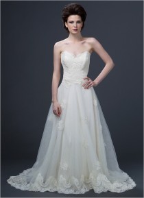 wedding photo - A Line Sweetheart Gown By Sareh Nouri