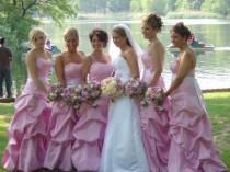 wedding photo - Розовый Подружка невесты 'Платья