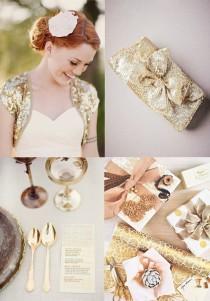 wedding photo - Золотой палитры цветов Свадебный