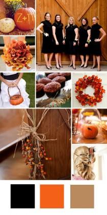 wedding photo -  Black Wedding Color Palettes 