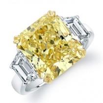 wedding photo -  Luxury Yellow Diamond Ring 
