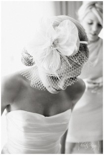 wedding photo - Vintage Birdcage Veil 