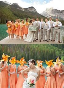 wedding photo -  Peach Wedding Details