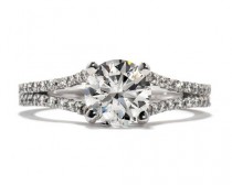 wedding photo -  Luxry Diamond Wedding Ring ♥ Perfekte Diamond Solitaire Ring