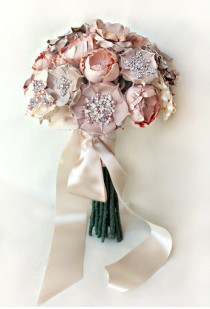 wedding photo - Bouquets de mariée en soie de mariée Emici