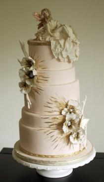 wedding photo -  Fondant Wedding Cakes ♥ Wedding Cake Design | Katli ve Suslu Dugun Pastasi