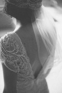 wedding photo - Chic Special Design Brautkleid ♥ Tief Low Back Wedding Dress
