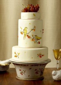 wedding photo - Ручная роспись Свадебные торты ♥ Свадебный торт Design
