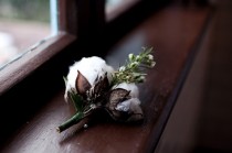 wedding photo - Rustic Boutonniere ♥ Unique Boutonniere for Groom 