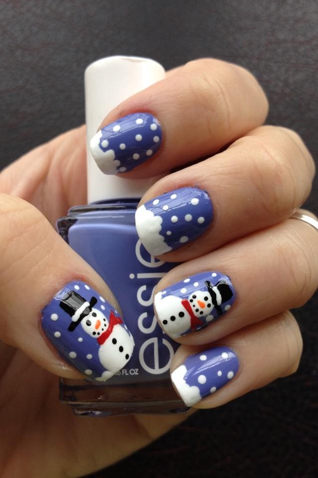 Wedding Nail Designs - Frosty The Snowman Nail Art! #2028024 - Weddbook